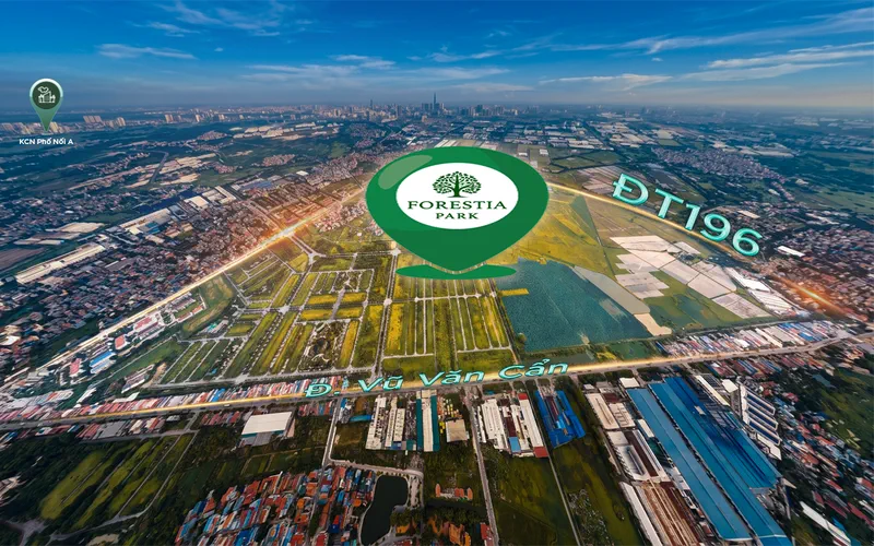 Hạ tầng và trục đường nội khu Forestia Park Phố Nối, tháng 06/2025
